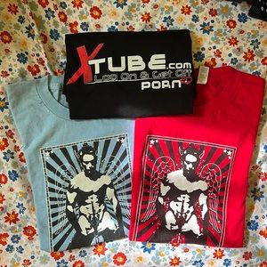MEN’s Classic Porn Shirts Bundle in size XS